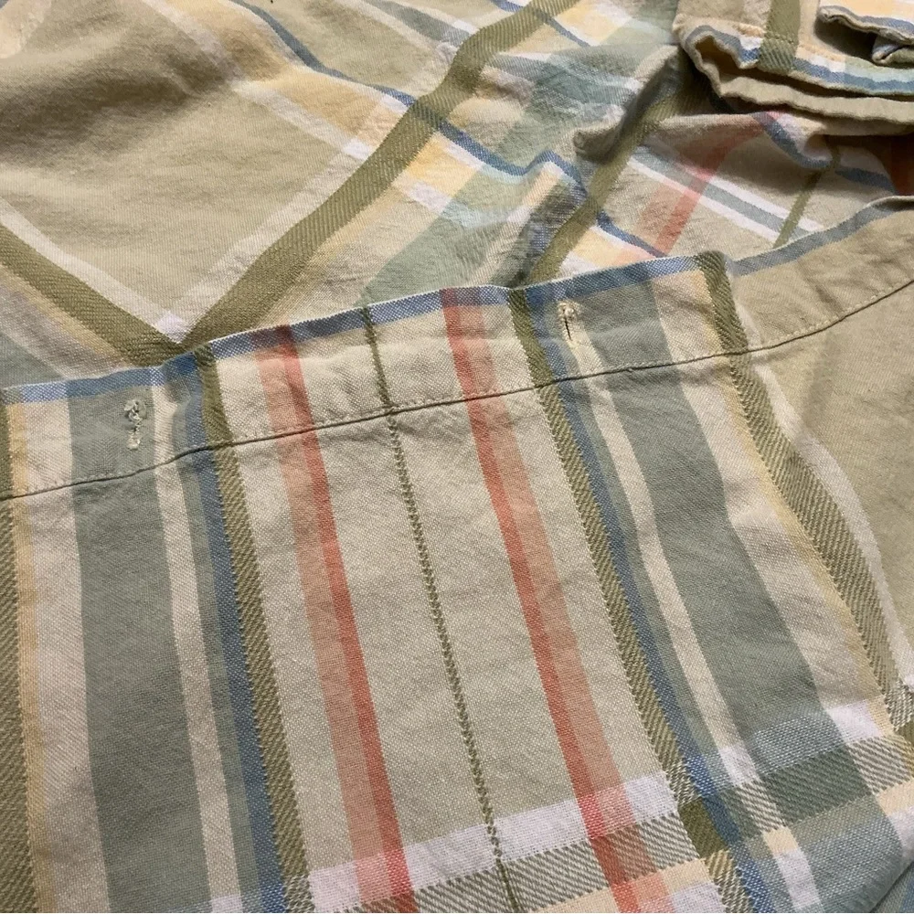 Pair of large Plaid Panels 72”/70”
